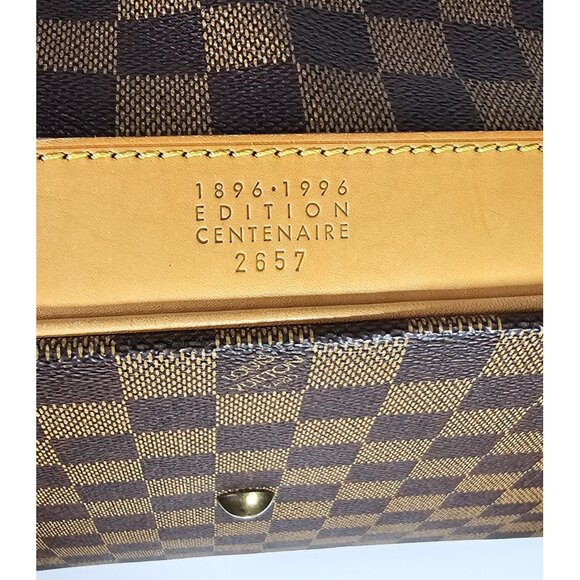 LOUIS VUITTON Damier Ebene Centenaire West End GM Travel Bag Tote Shoulder LV - Picture 5 of 16